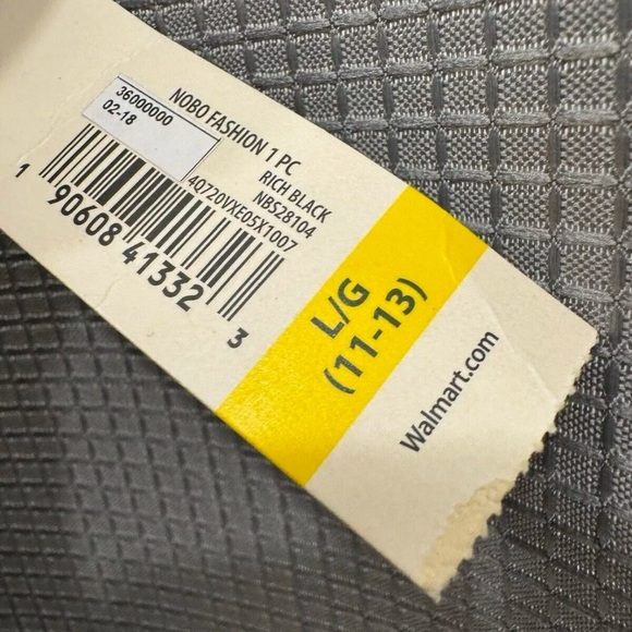 Laced Down Sides Bathing Swim Suit Corset Size Large Black Sexy Strappy Padded - Picture 5 of 7